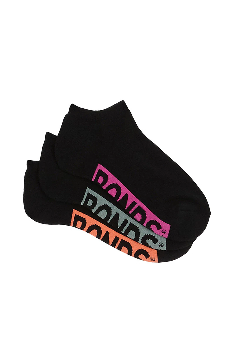 Womens Logo Cushioned Low Cut Socks 3 Pack