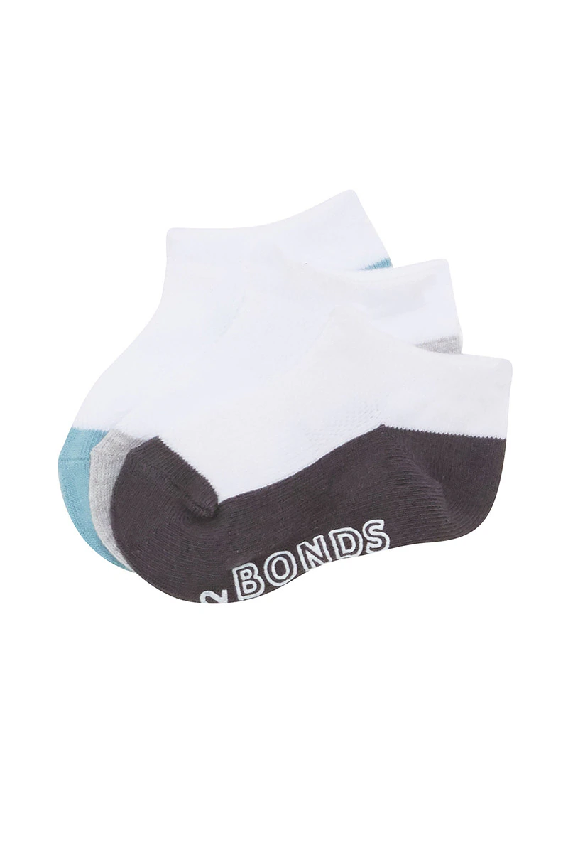Baby Logo Lightweight Low Cut Socks 3 Pack