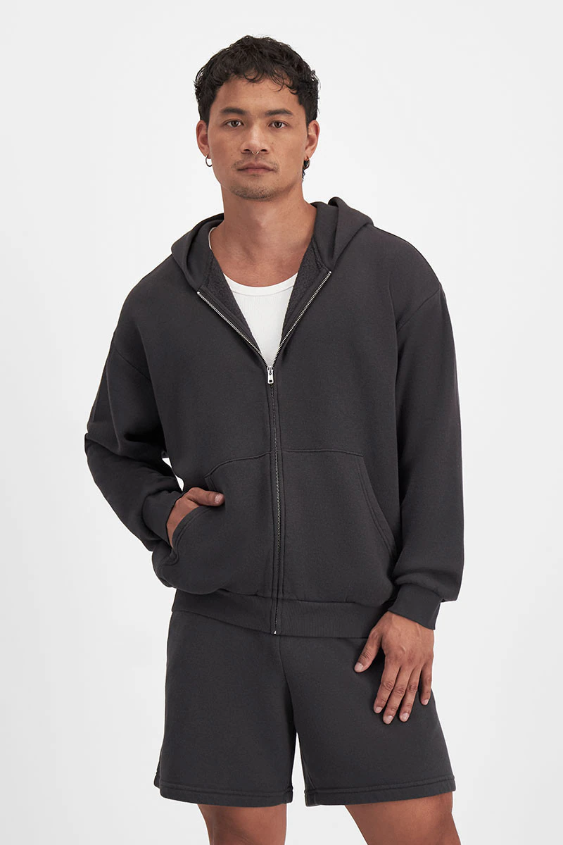 Sweats Relaxed Fleece Zip Hoodie
