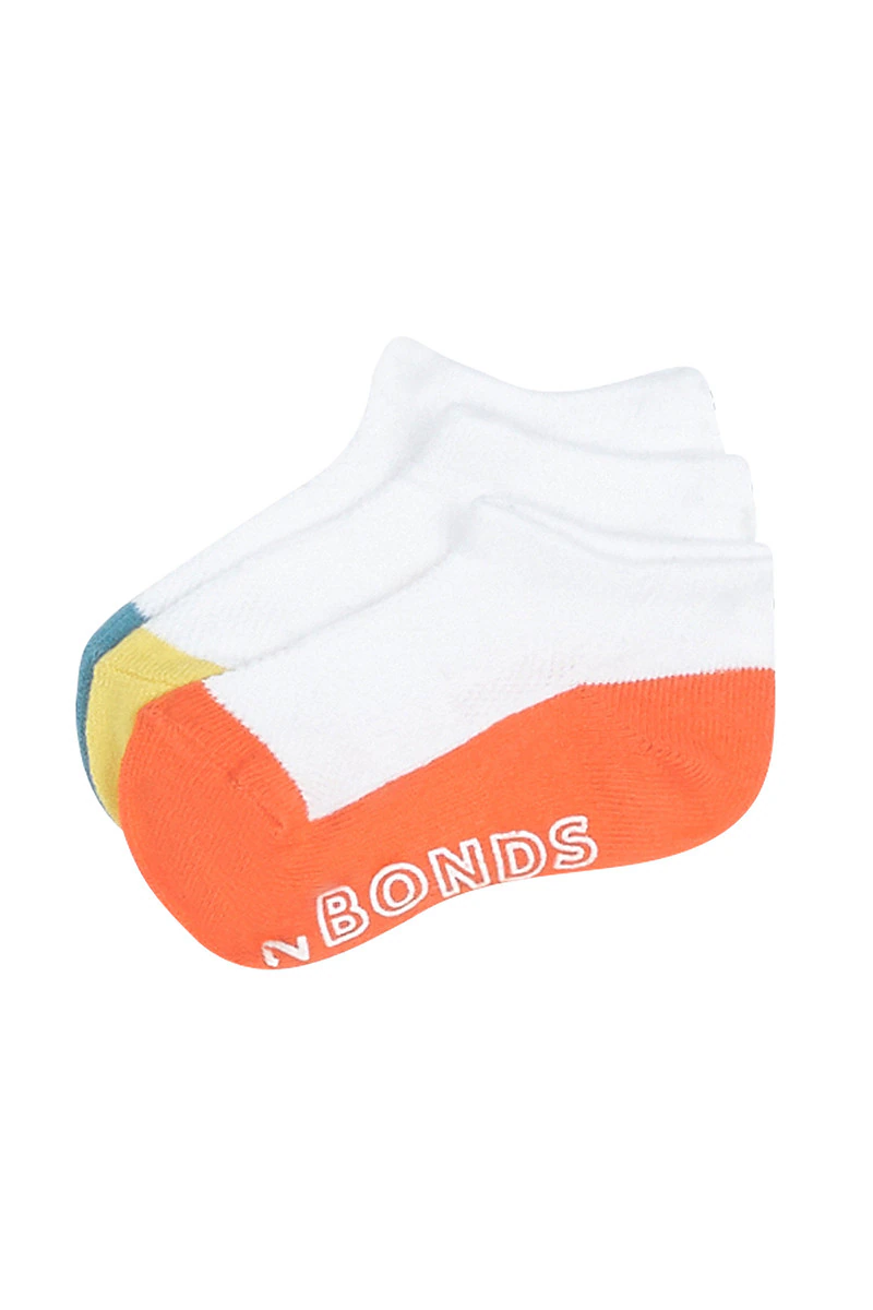 Baby Lightweight Low Cut Socks 3 Pack