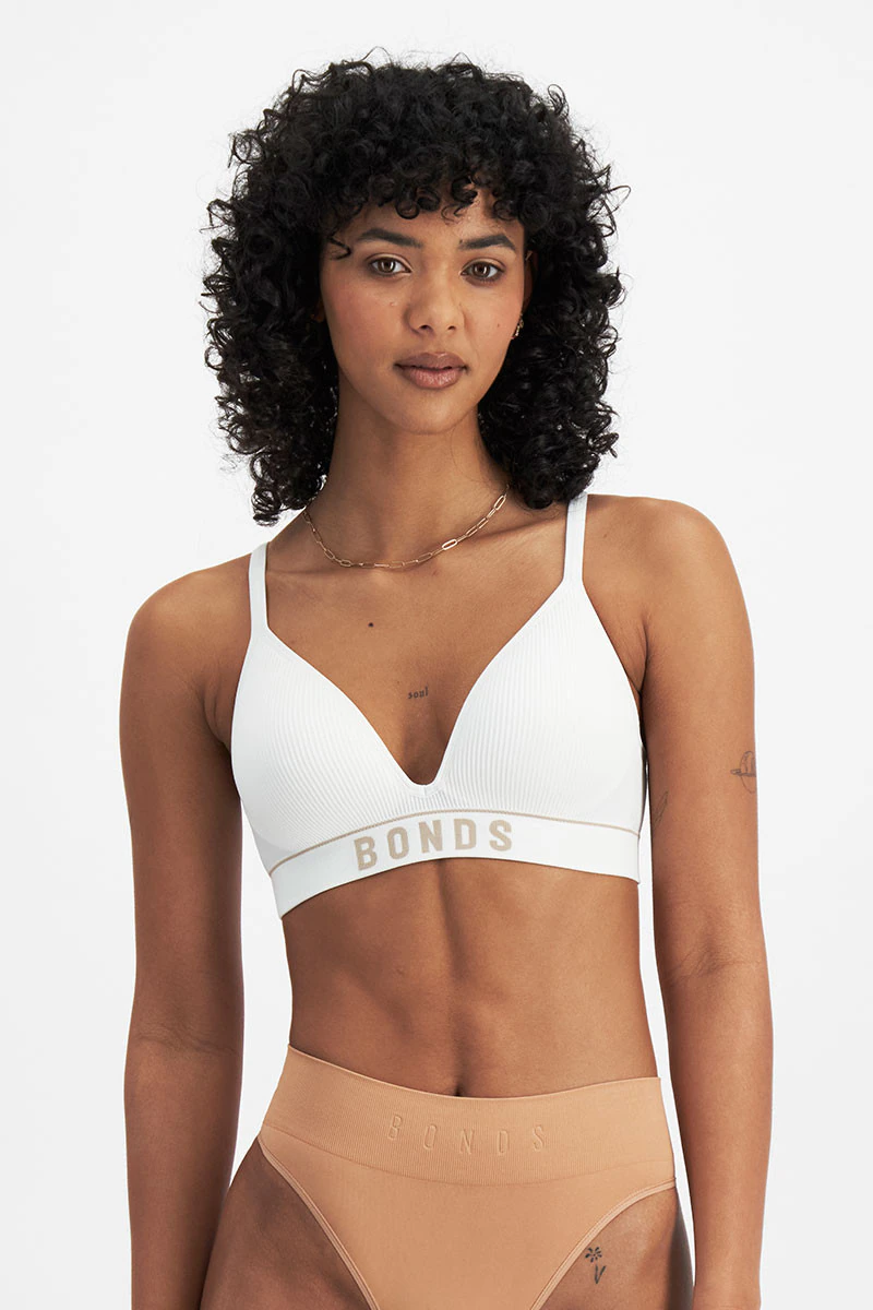 Retro Rib™ Seamless Wirefree Tee Bra