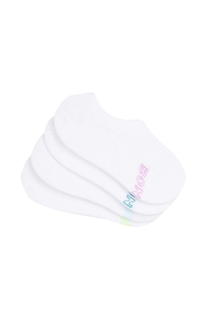Womens Logo Light Sneaker Socks 4 Pack