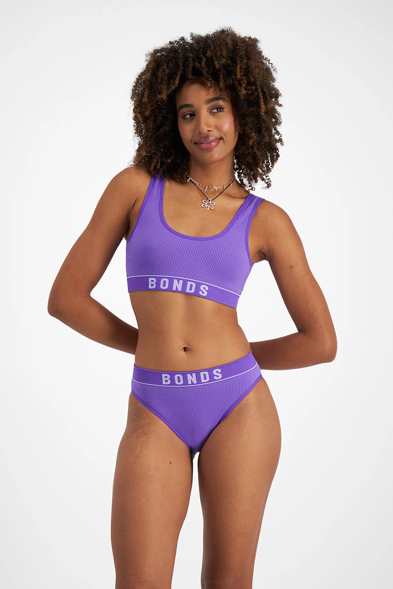 Retro Rib™ Seamless Tonal Scoop Crop