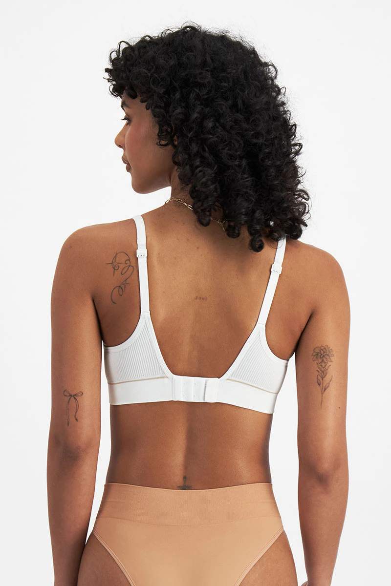 Retro Rib™ Seamless Wirefree Tee Bra