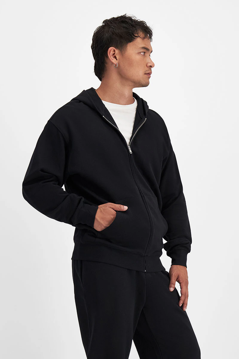 Sweats Cotton Zip Hoodie