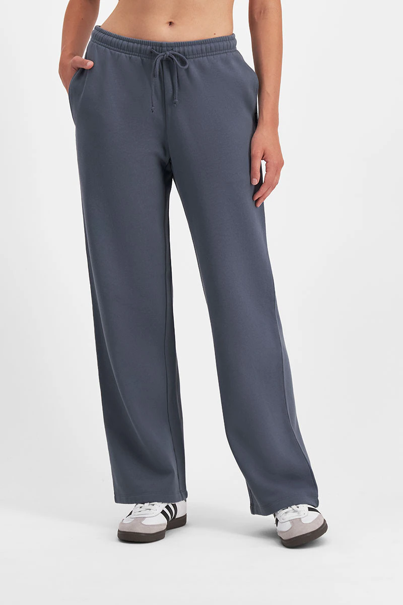Sweats Cotton Fleece Straight Leg Trackie