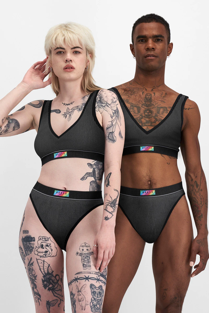 Retro Rib™ Seamless Tonal Deep V