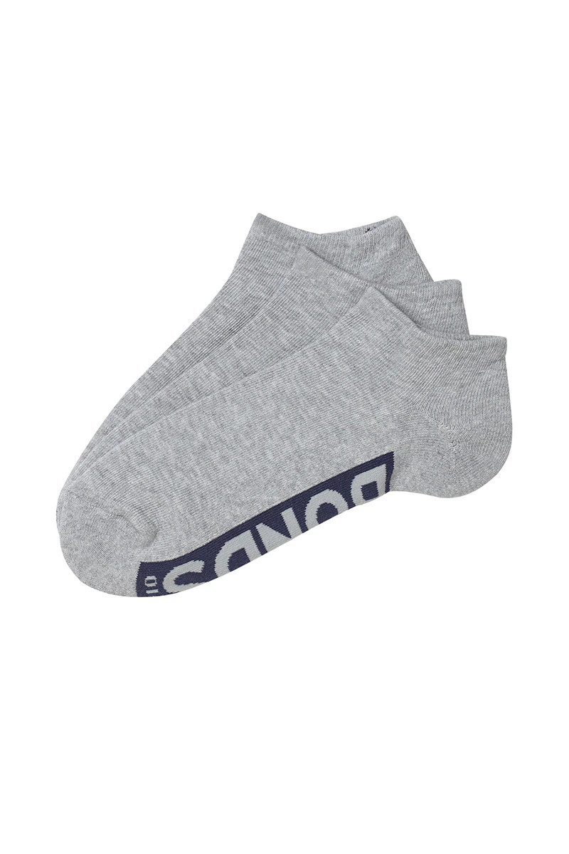 Mens Logo Cushioned Low Cut Socks 3 Pack