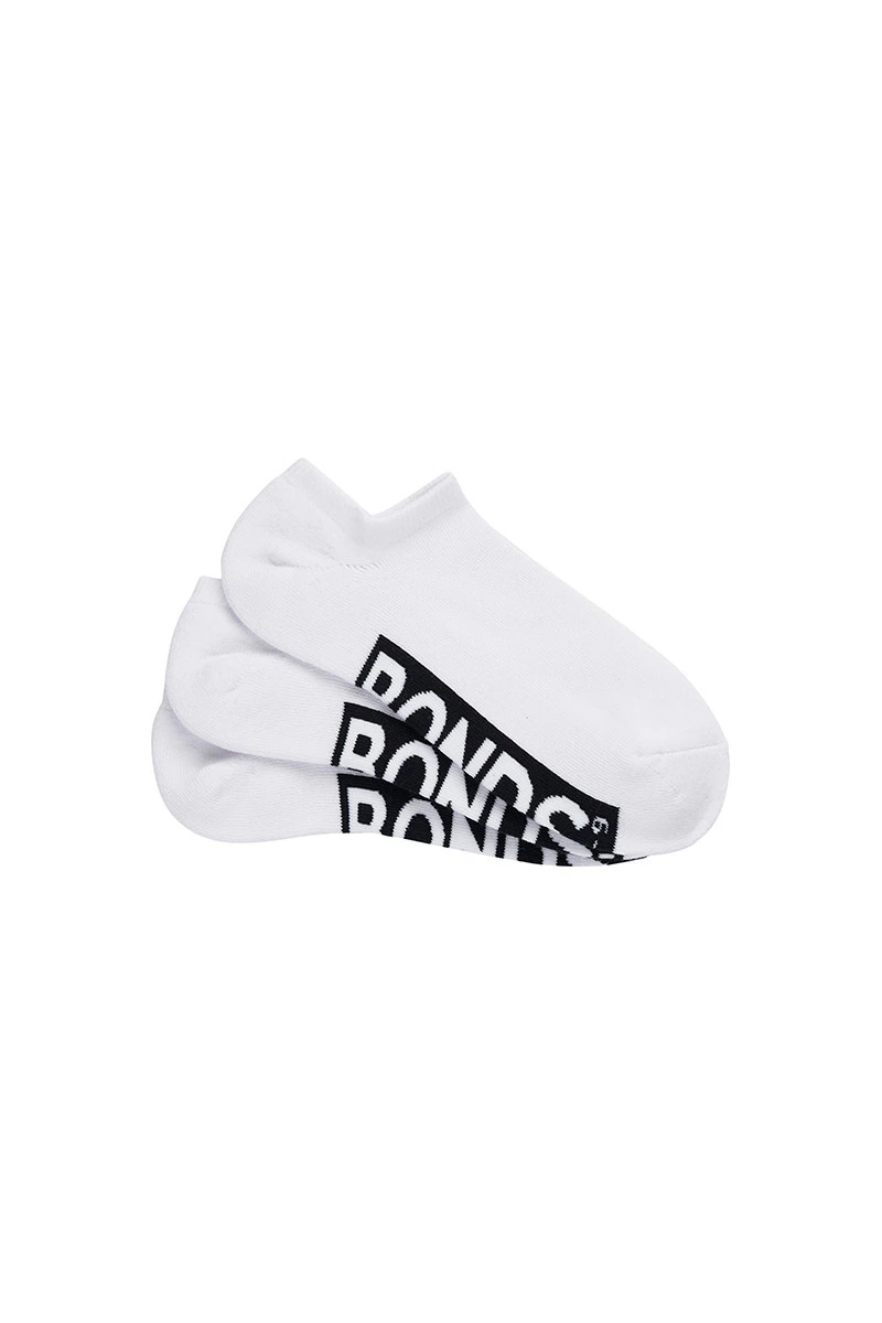 Mens Logo Cushioned No Show 3 Pack