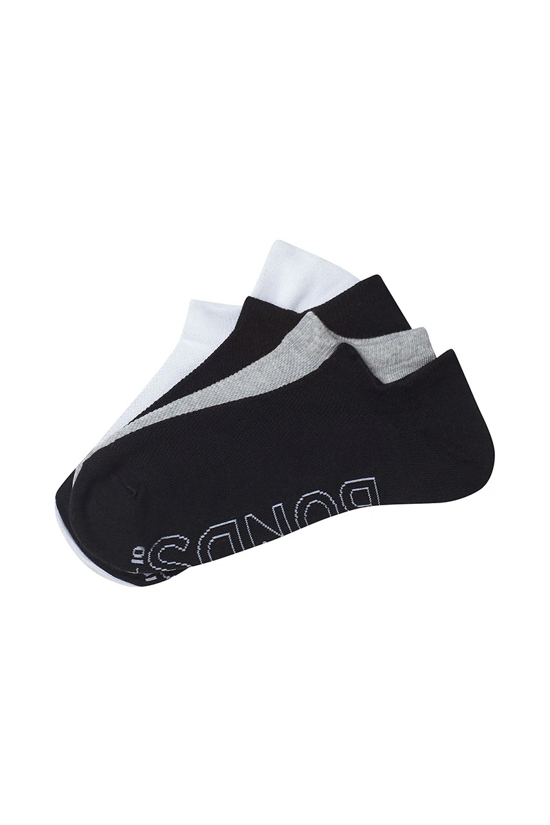 Mens Logo Lightweight No Show 4 Pack