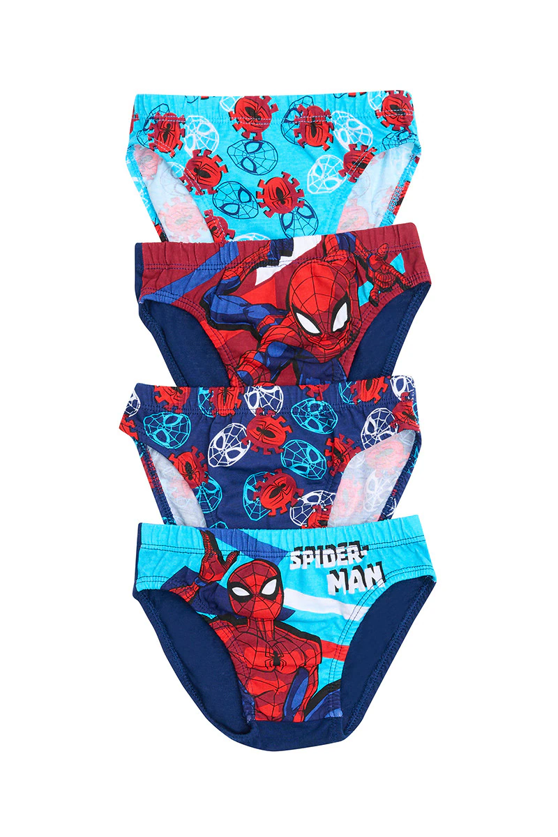 Boys Spiderman Brief 4 Pack
