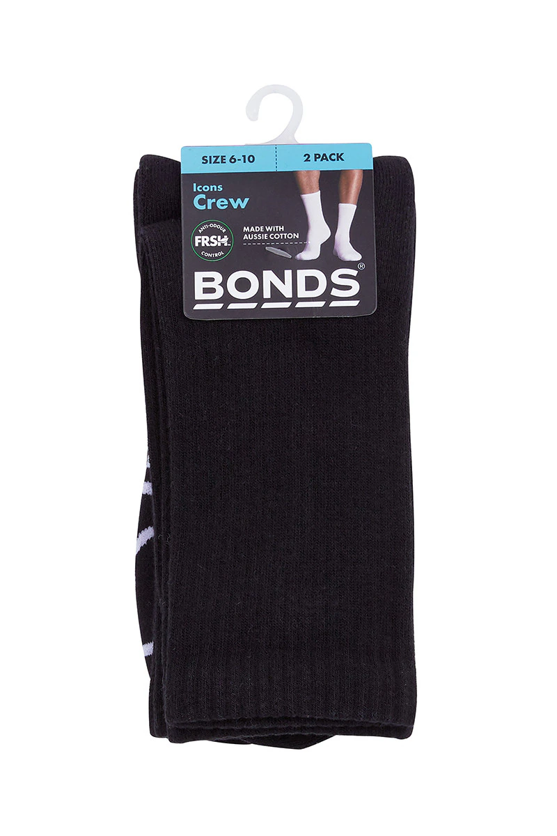 Icons Crew Socks 2 Pack
