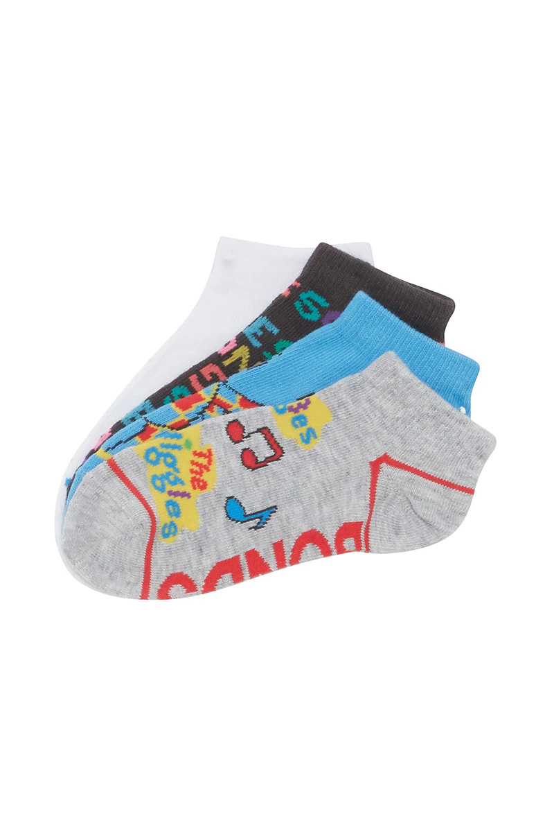 Bonds x The Wiggles Low Cut Trainer 4 Pack