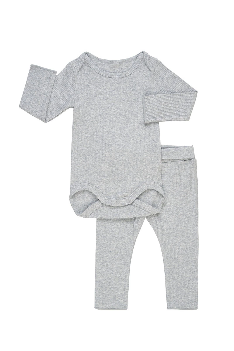 Pointelle Long Sleeve Bodysuit And Legging Set