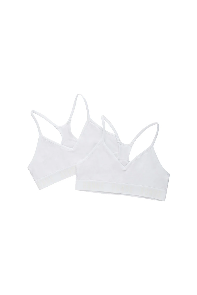 Girls Super Stretchies Racer Crop 2 Pack