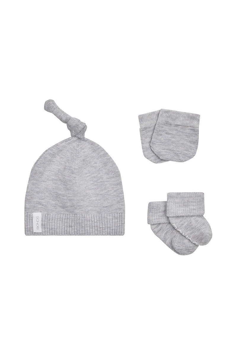 Baby Bamboo Beanie Set