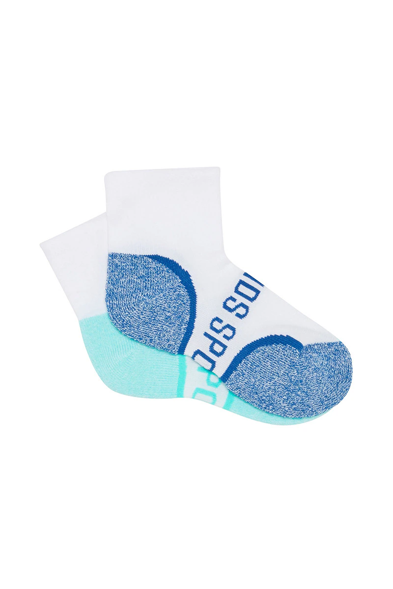 Kids Ultimate Comfort Quarter Crew Socks 2 Pack