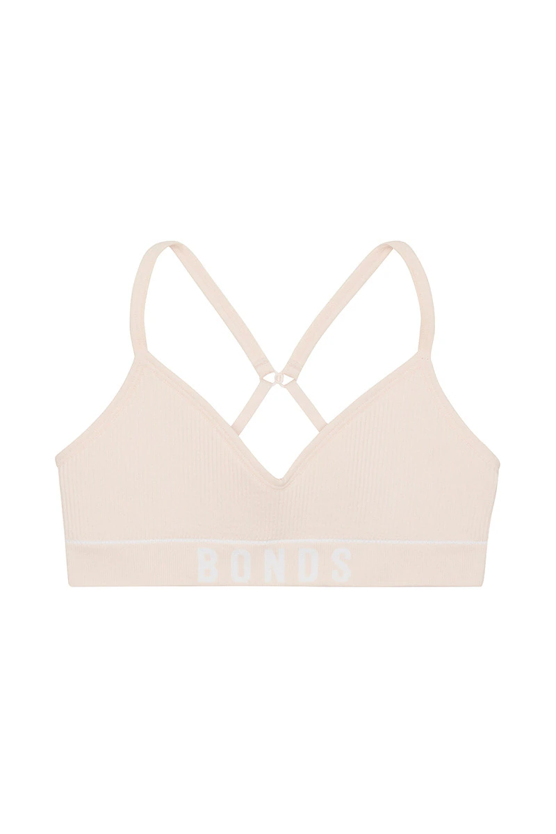 Girls Retro Rib Contour Crop