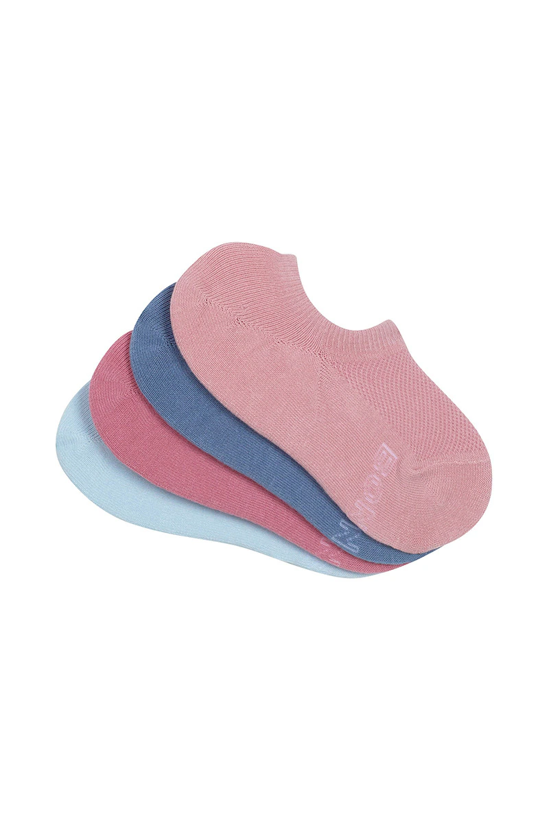 Womens Logo Light Sneaker Socks 4 Pack