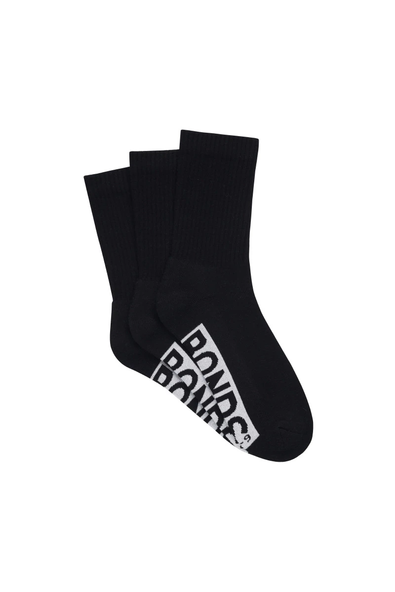 Mens Logo Cushioned Crew 3 Pack