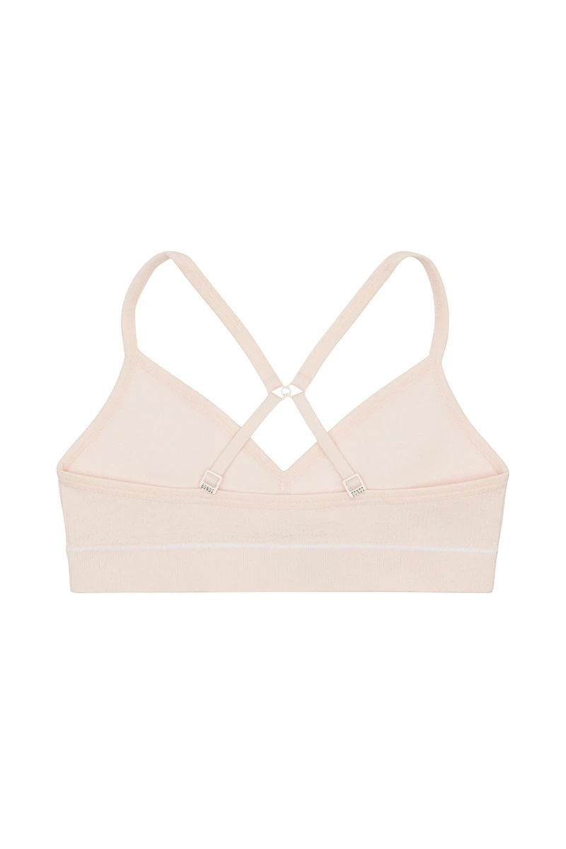 Girls Retro Rib Contour Crop