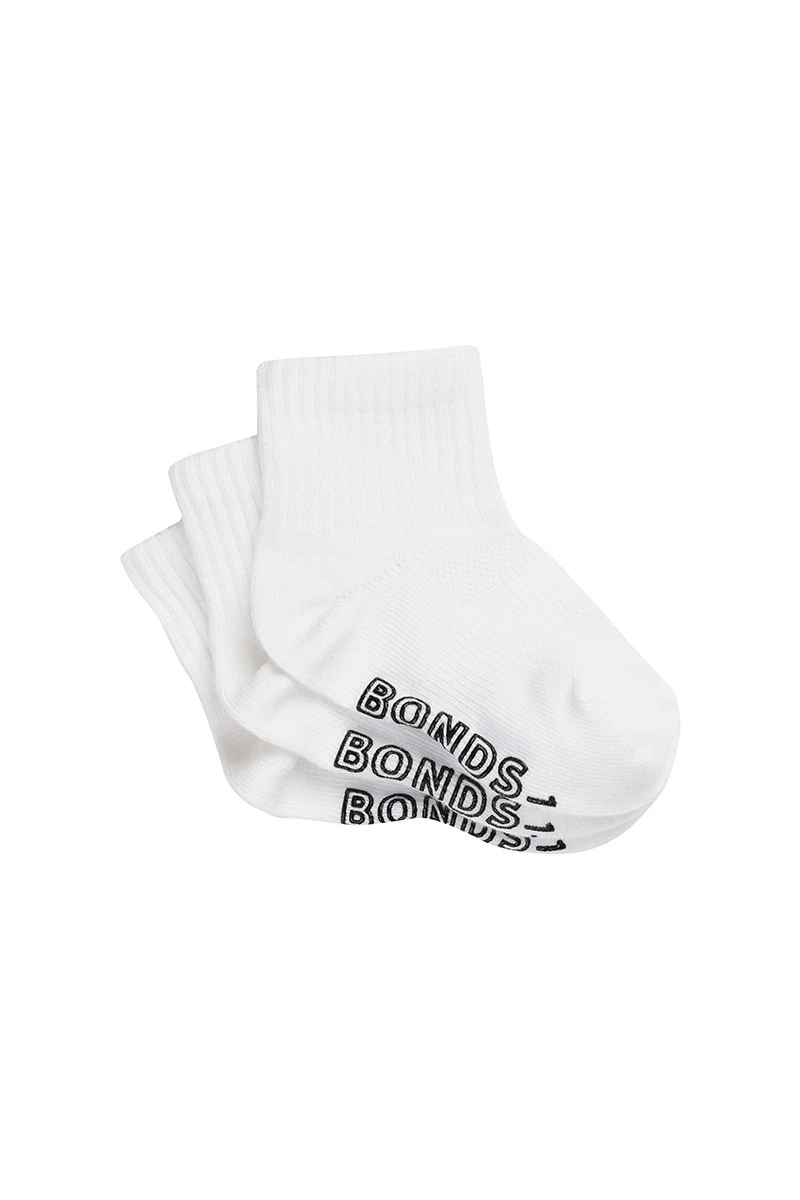 Baby Lightweight Quarter Crew 3 Pack