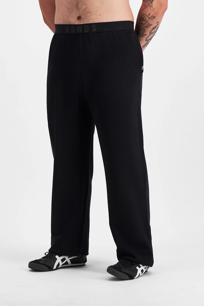 Sweats Cotton Logo Straight Leg Trackie
