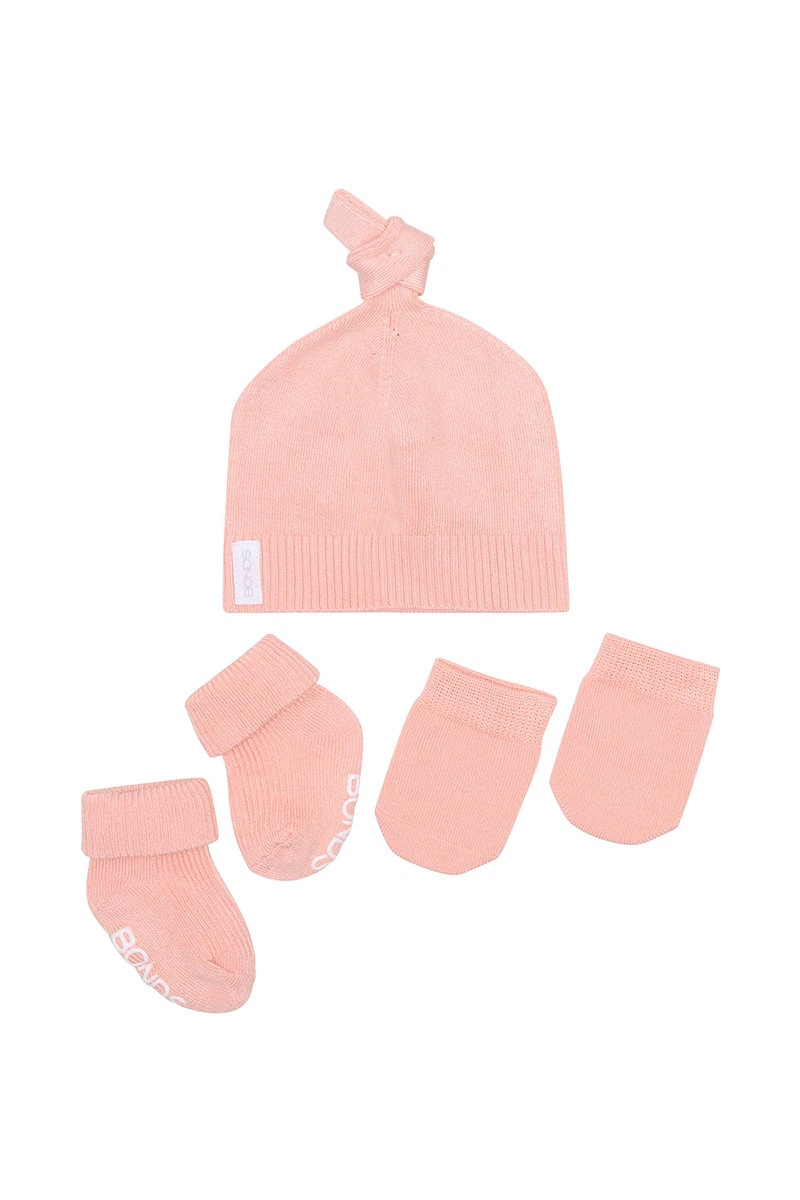 Baby Bamboo Beanie Set