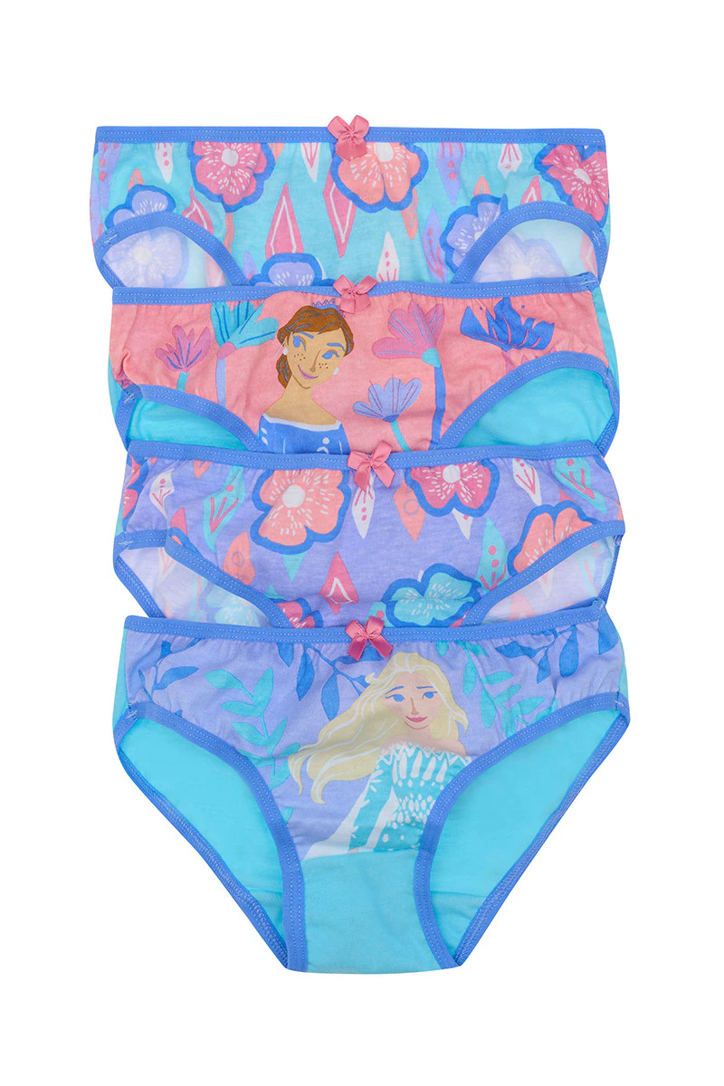 Girls Frozen Brief 4 Pack