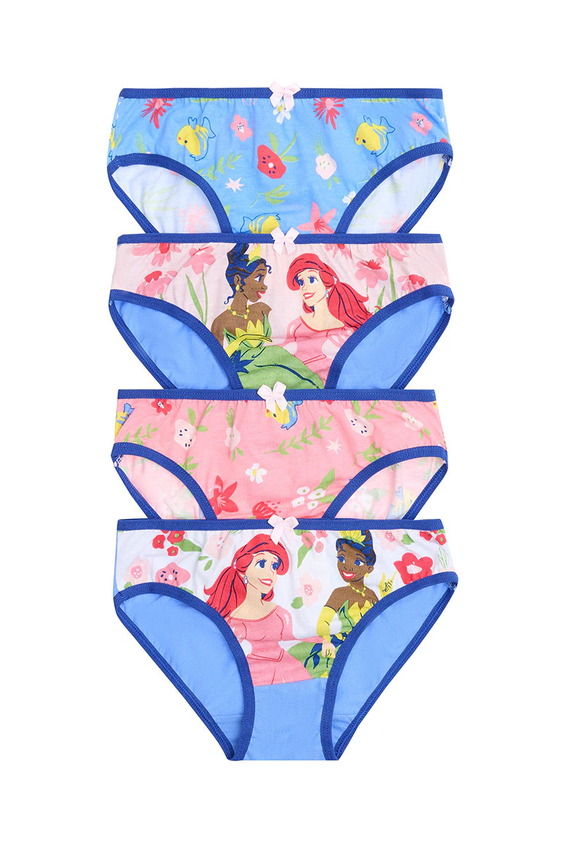 Girls Princess Brief 4 Pack