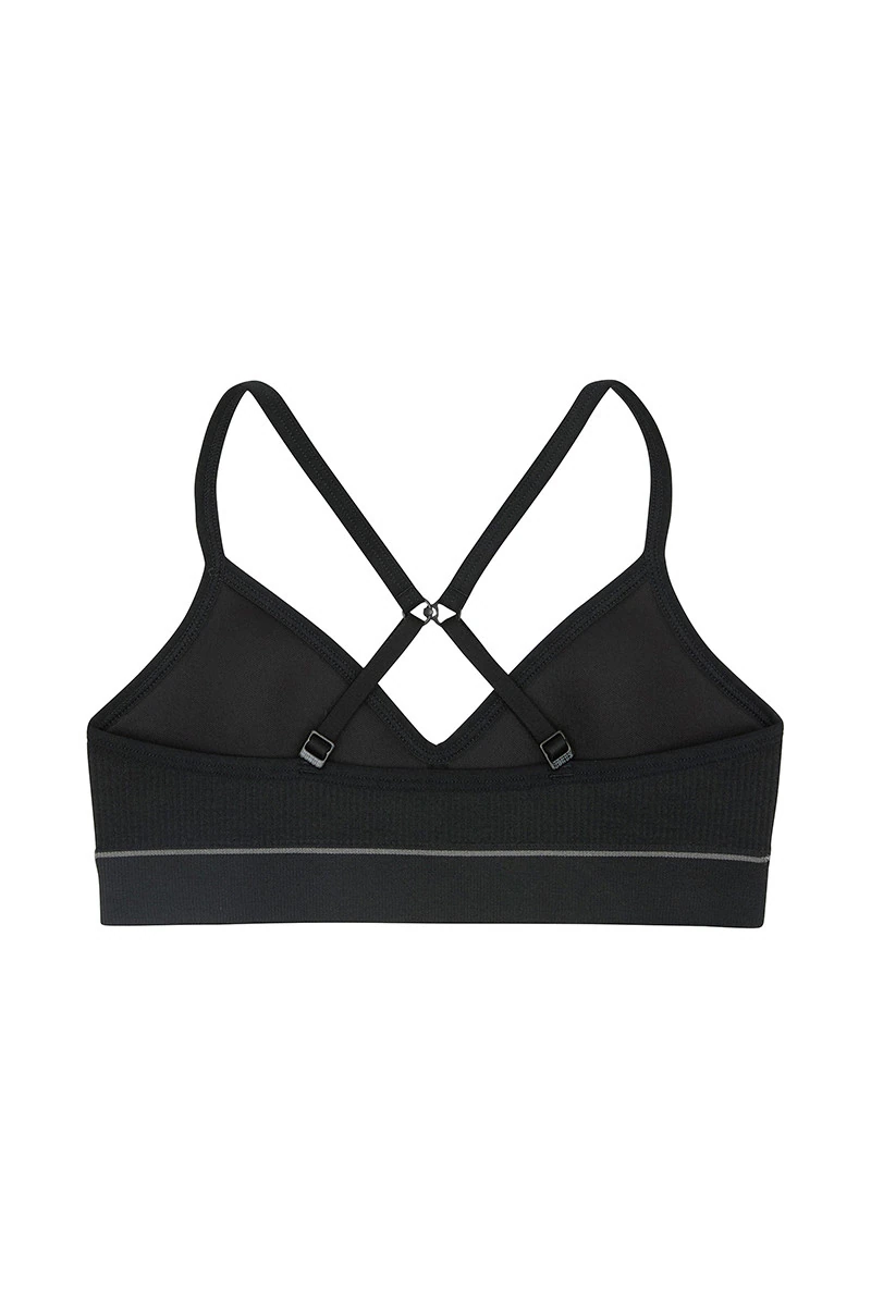 Girls Retro Rib Contour Crop