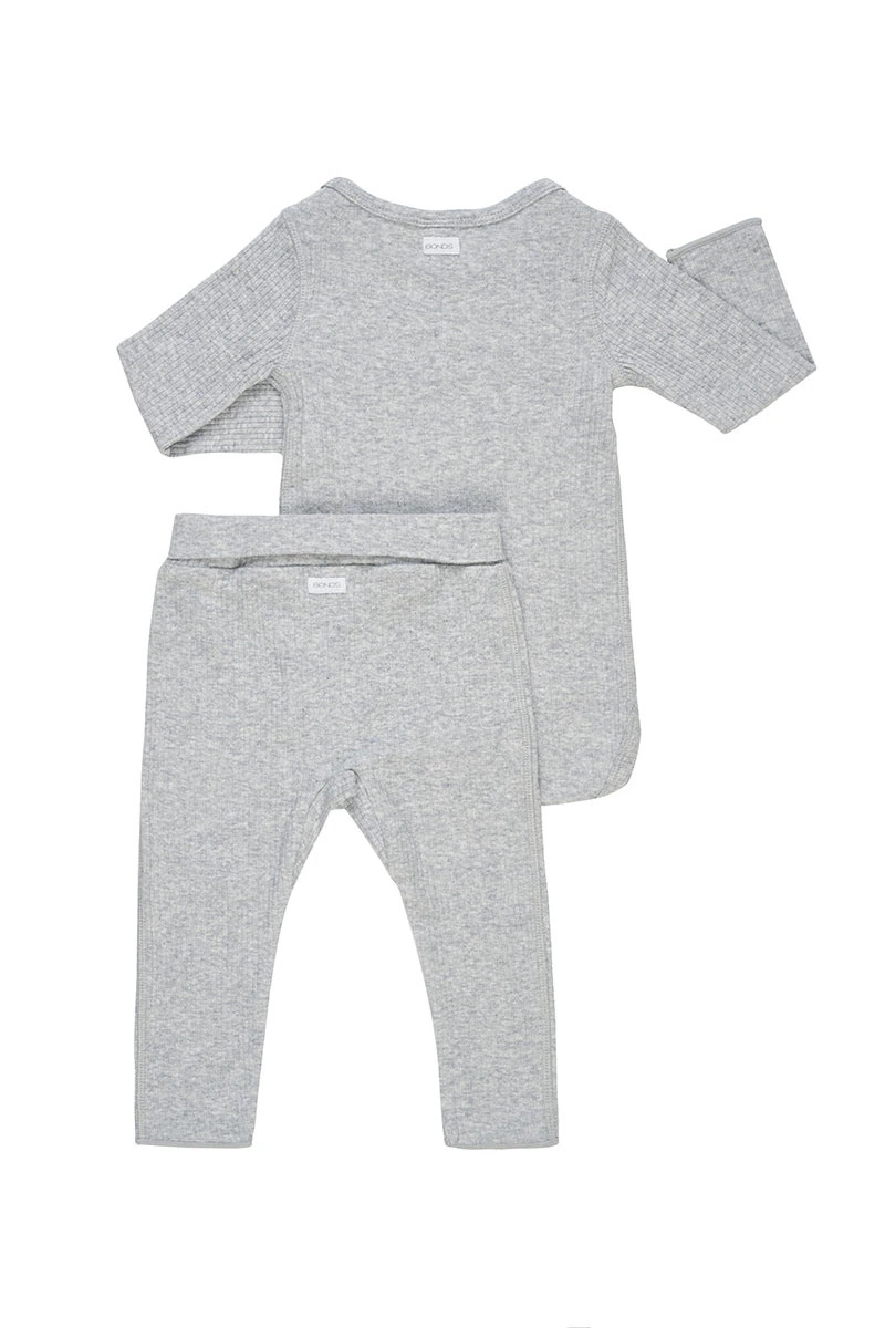 Pointelle Long Sleeve Bodysuit And Legging Set