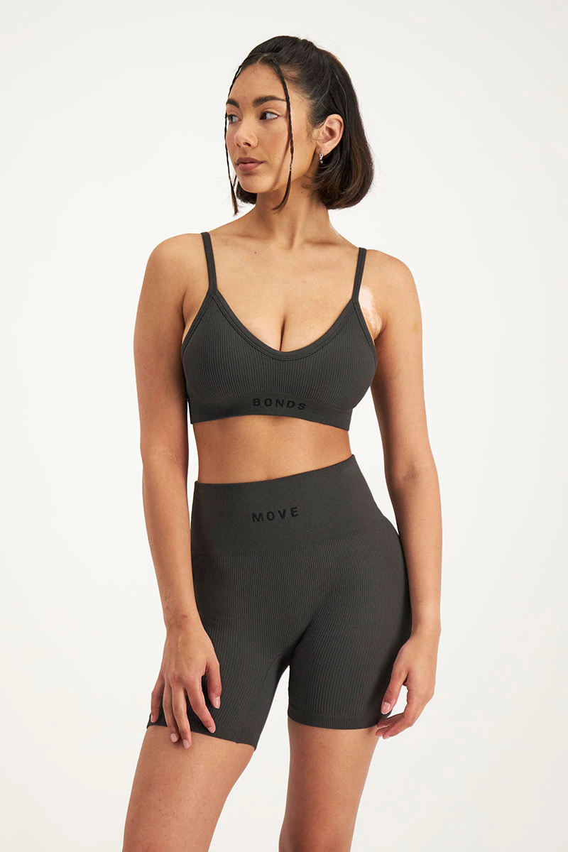 Move Rib Seamless Mini Crop
