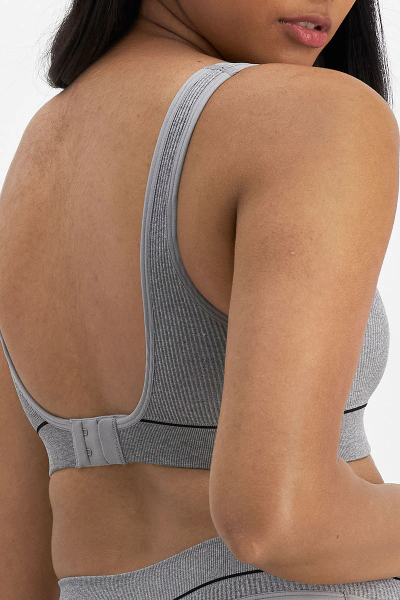 Retro Rib™ Seamless Deep V Crop