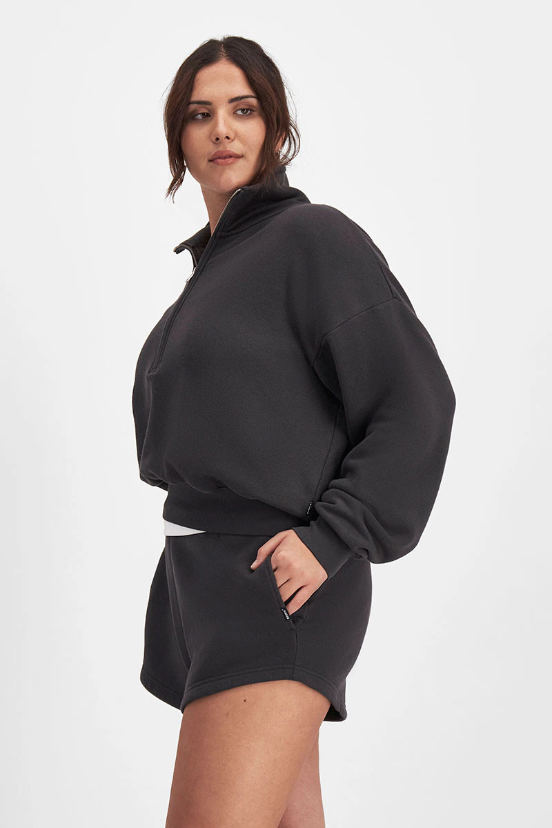 Sweats Relaxed Half Zip Pullover