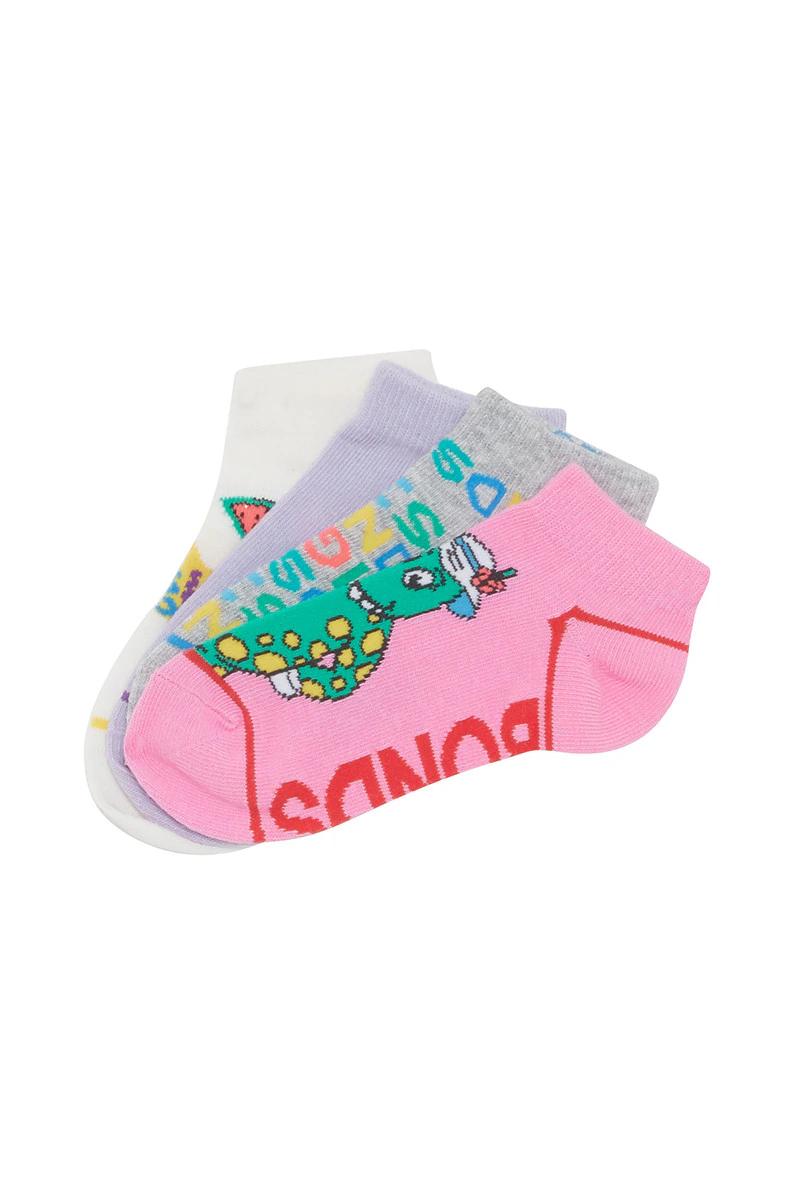 Bonds x The Wiggles Low Cut Trainer 4 Pack