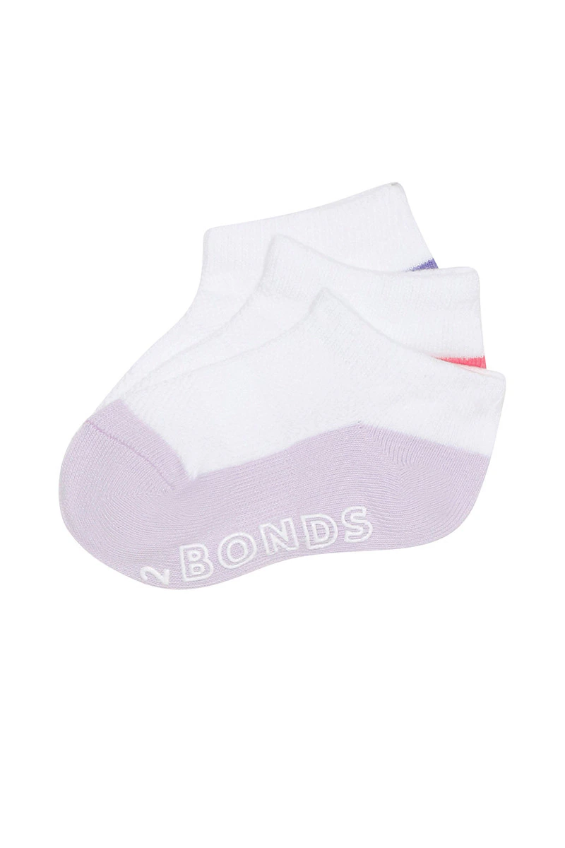 Baby Lightweight Low Cut Socks 3 Pack