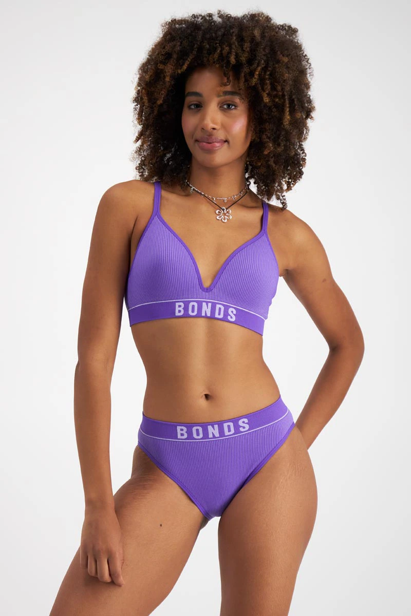Retro Rib™ Seamless Tonal Hi Bikini