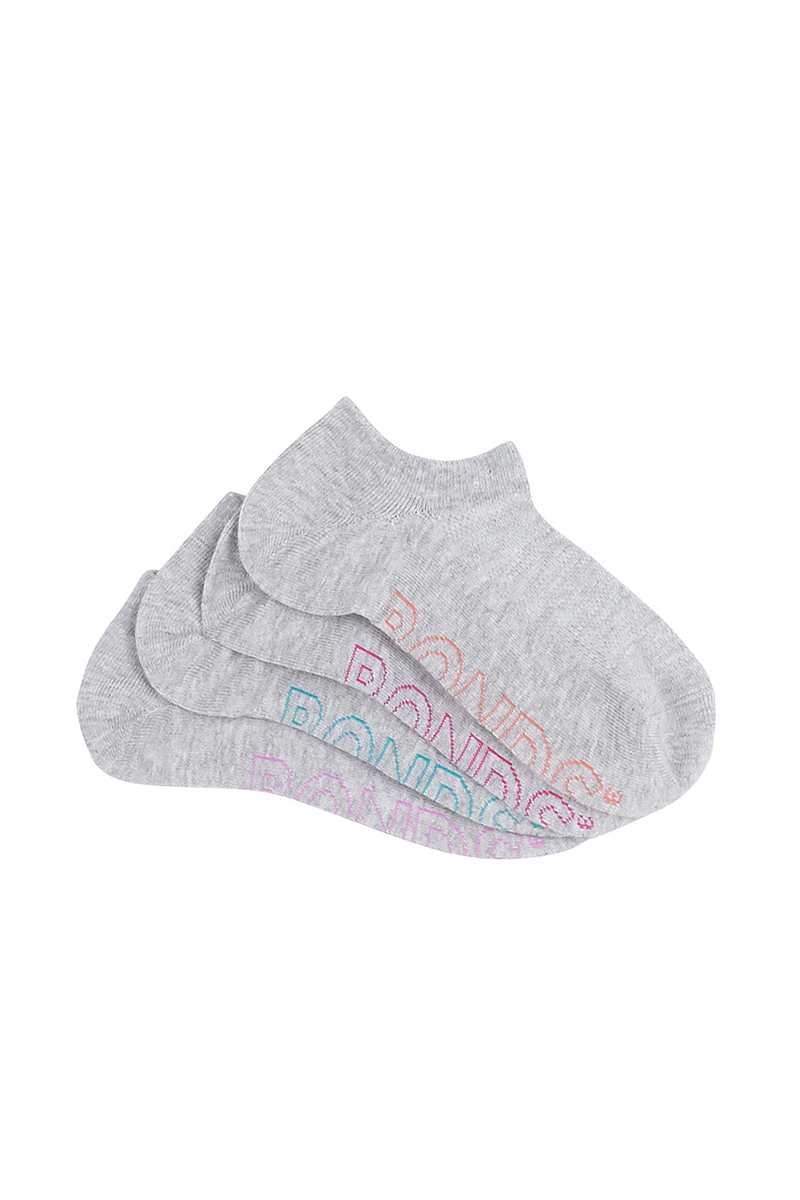 Womens Logo Light No Show Socks 4 Pack