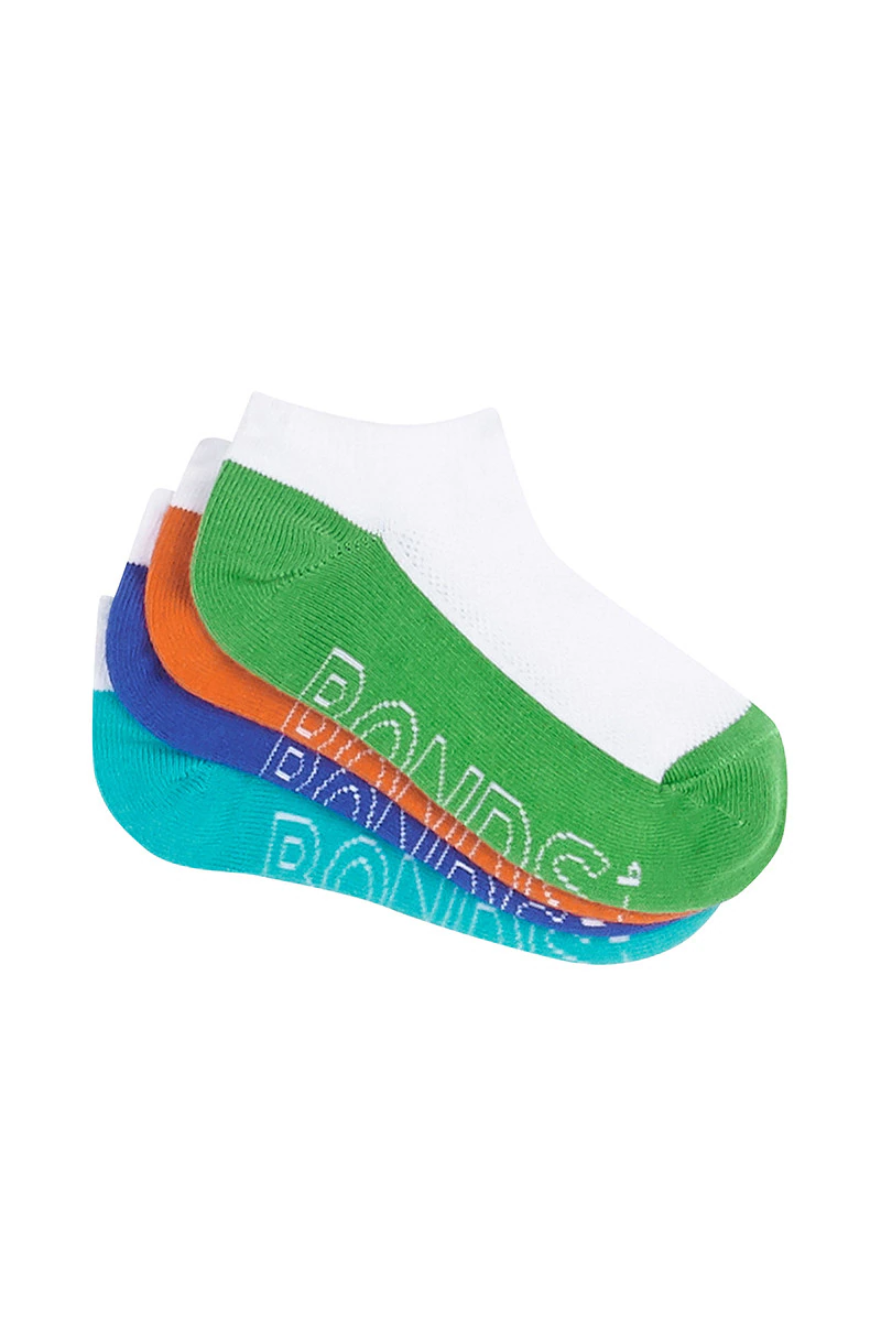 Kids Logo Light Low Cut Socks 4 Pack