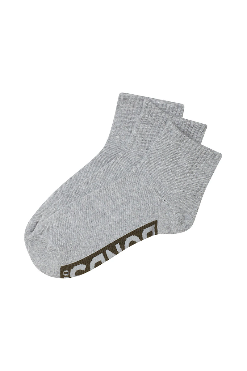 Mens Logo Cushioned Quarter Crew Socks 3 Pack