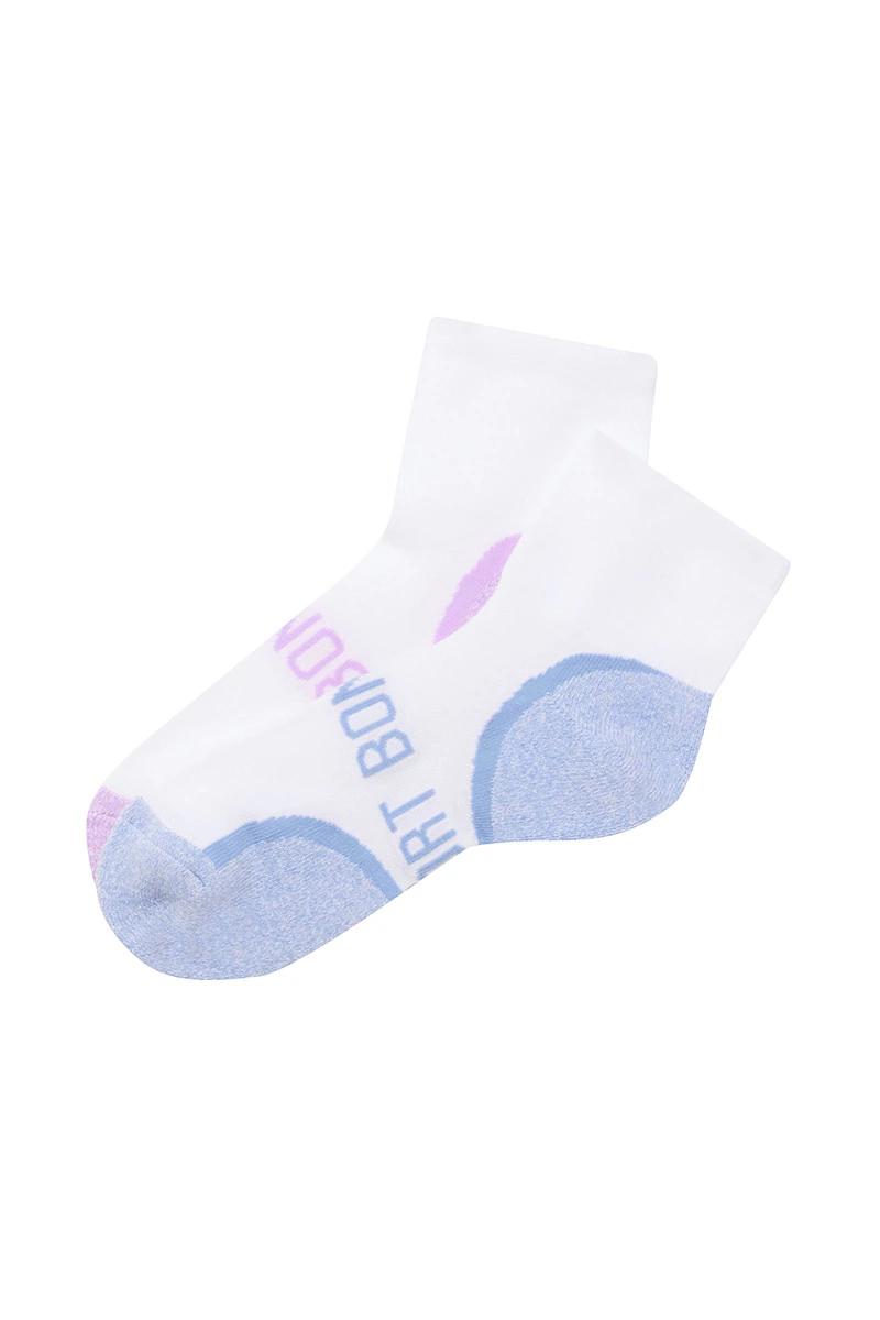 Kids Ultimate Comfort Quarter Crew Socks 2 Pack