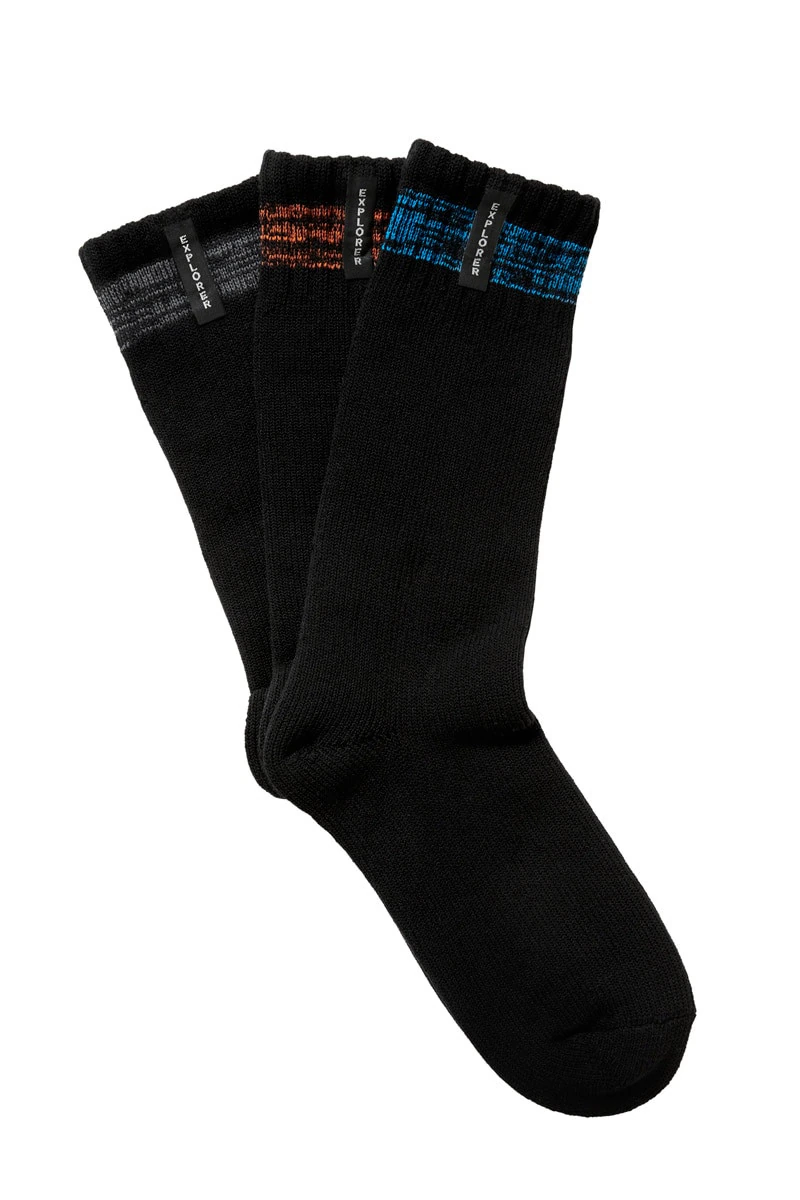 Explorer All Seasons Cotton Crew 3 Pack