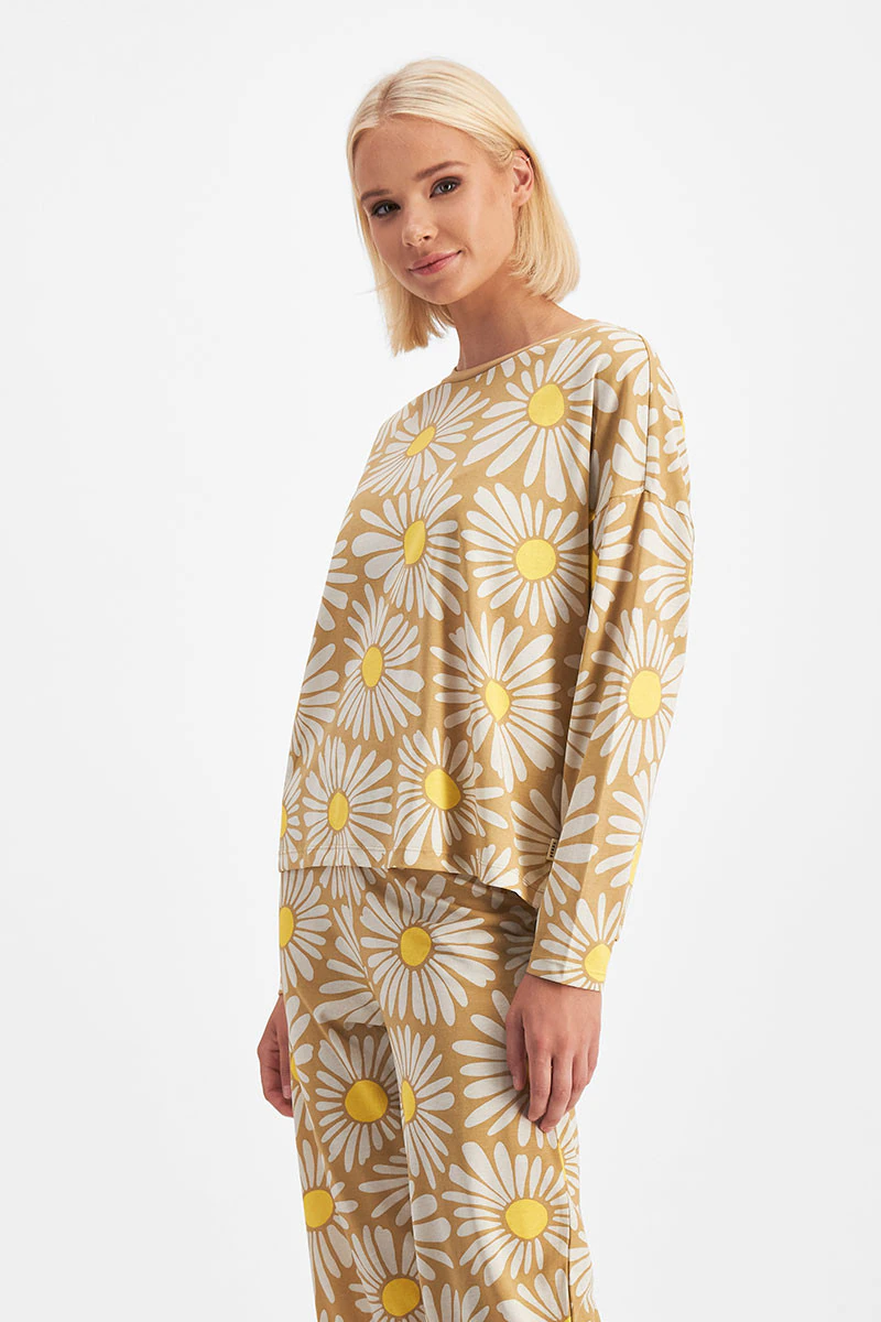 Sleep Relaxed Long Sleeve Aussie Cotton Tee