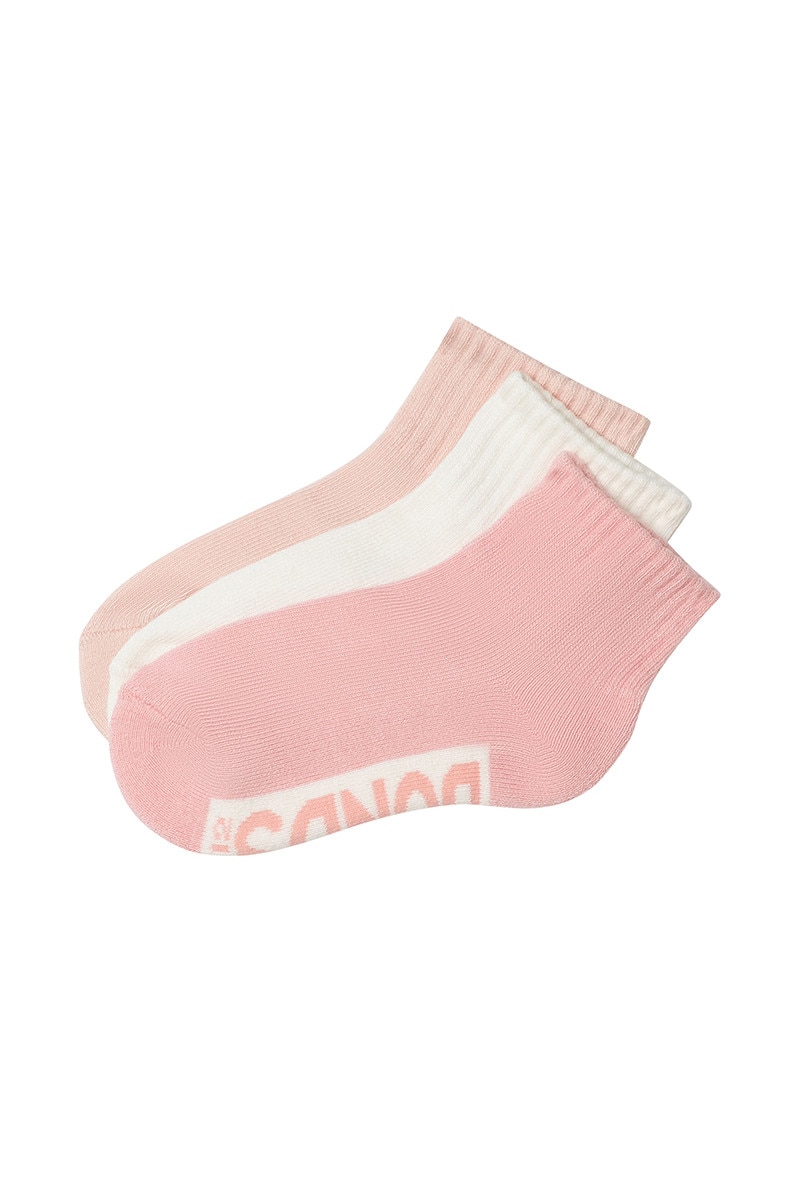 Kids Logo Bases Quarter Crew 3 Pack