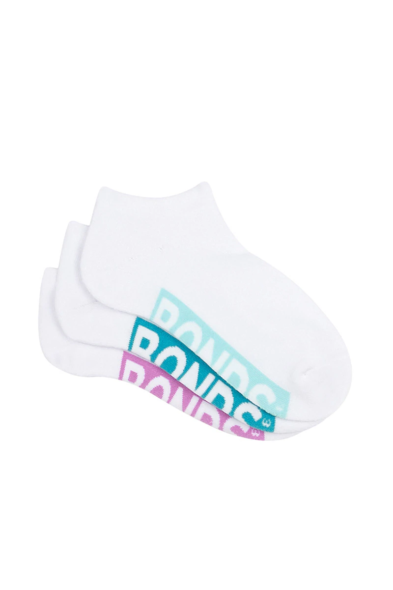 Womens Logo Cushioned Low Cut Socks 3 Pack