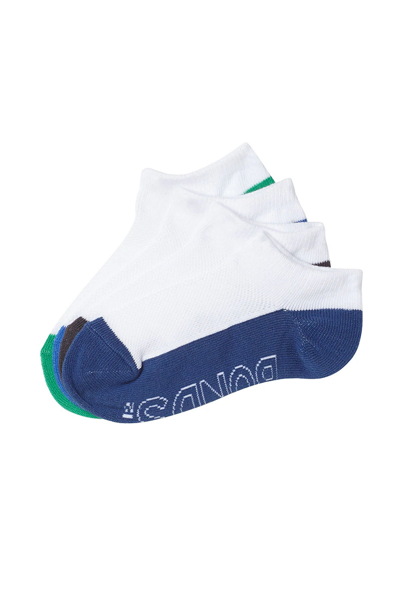 Kids Logo Light Low Cut Socks 4 Pack