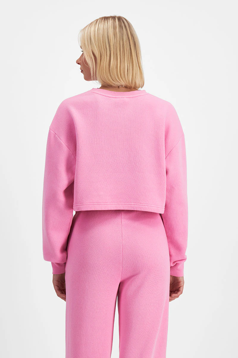 Sweats Cropped Fleece Pullover
