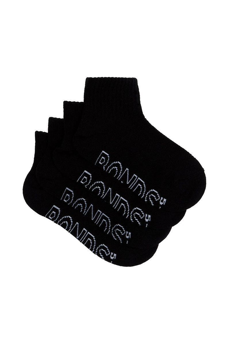 Kids Logo Light Quarter Crew 4 Pack