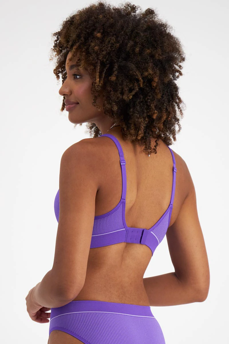 Retro Rib™ Seamless Tonal Wirefree Bra